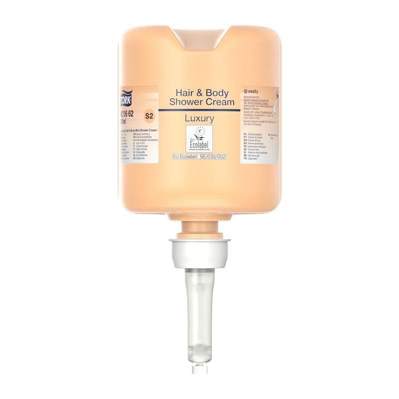 Hair + Body Mini Duschcreme Tork S2 475 ml Flacon mit Arganöl, Luxuriöses