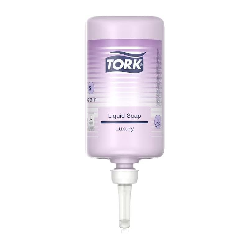 Savon liquide Tork Premium Luxury (S1) 1000 ml, parfum luxueux d'agrumes
