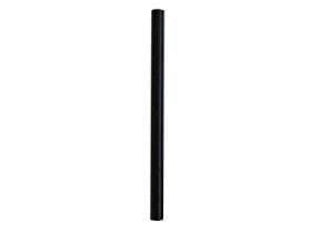 Pailles en papier droites, pour bubble tea, Ø12 mm, longueur 197 mm, noires unies