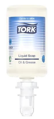 Savon liquide dégraissant, Tork Premium (S4), 1000 ml, transparent, non parfumé,