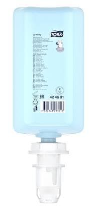 Savon liquide pour cheveux et corps, Tork Premium (S4), 1000 ml, bleu clair,