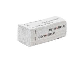 Serviettes pliées Oeco Swiss Plus, pliées en C, 2 plis, 25 x 33 cm, 100 % recyclées,