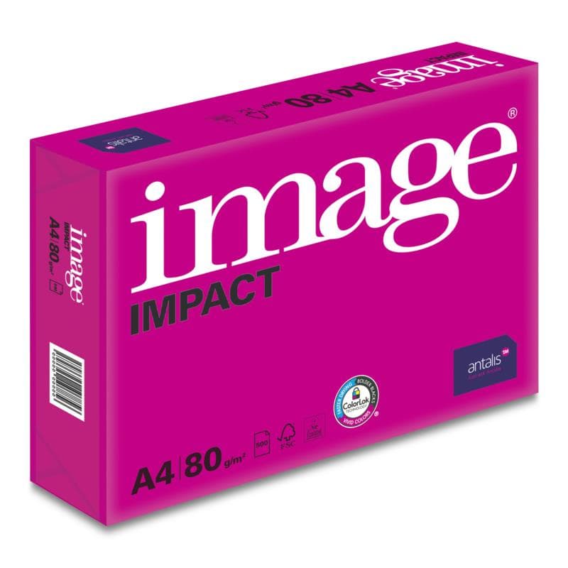 Papier copie Image Impact A4 80 g/m² blanc pur 210mm x 297mm