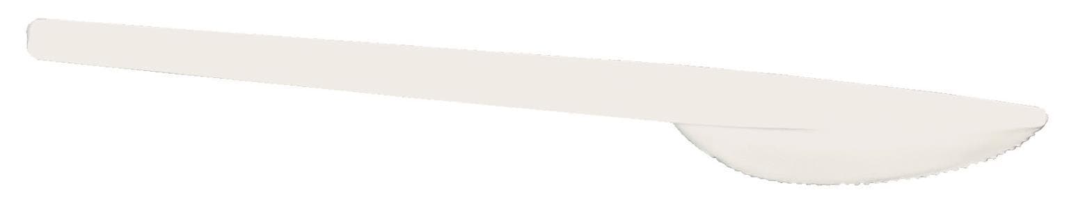 Coltello in plastica 17 cm, bianco