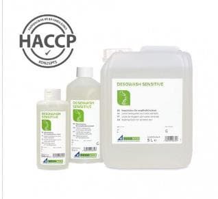 Detergente per le mani Desowash Sensitive pH neutro, senza coloranti e profumi