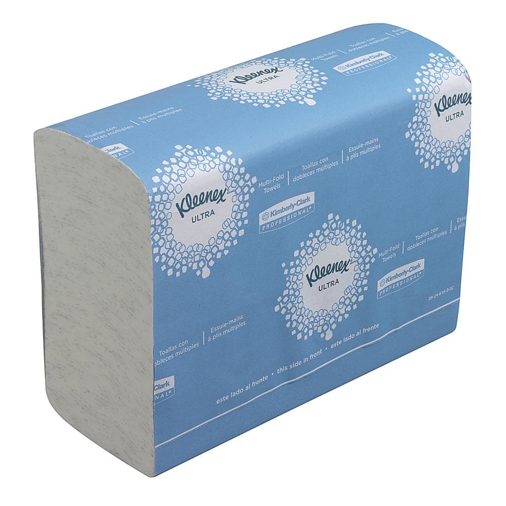 Asciugamani pieghevoli Kleenex, Multifold 24,1 x 19,1 cm, 2 strati, Airflex bianchi