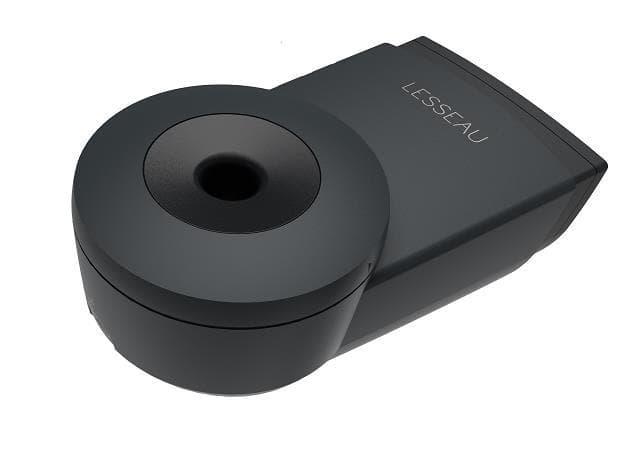 Distributeur de savon sans contact, noir, pour savon en barre, avec câble de chargement USB-C