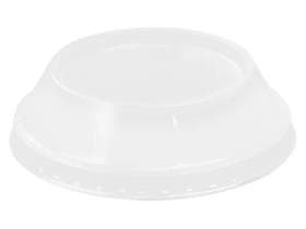 Coperchio in rPET trasparente, adatto per bicchieri per dessert Art. 482187, impilabile.