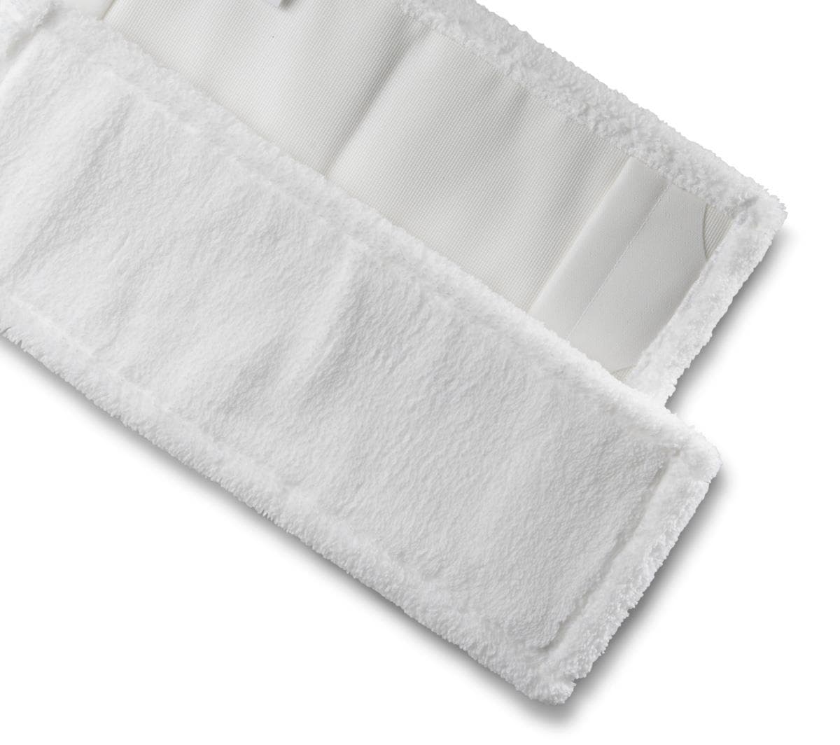 Mocio in microfibra Premium Recycling 40 cm bianco, pelo lungo, microplush