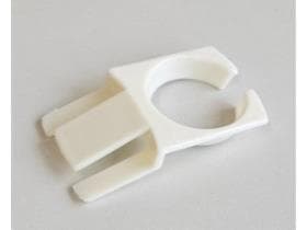 Pinces pour assiettes en PS, crème