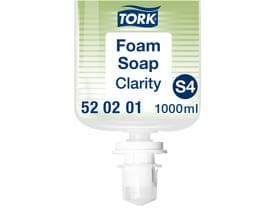 Schaumseife Tork Premium, 1 Lt. Flasche, weiss, Reine Hand, unparfümiert,