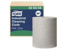 Putztuchrollen Tork Premium 520, Vliesstoff grau, 1-lagig, 950 Blatt,