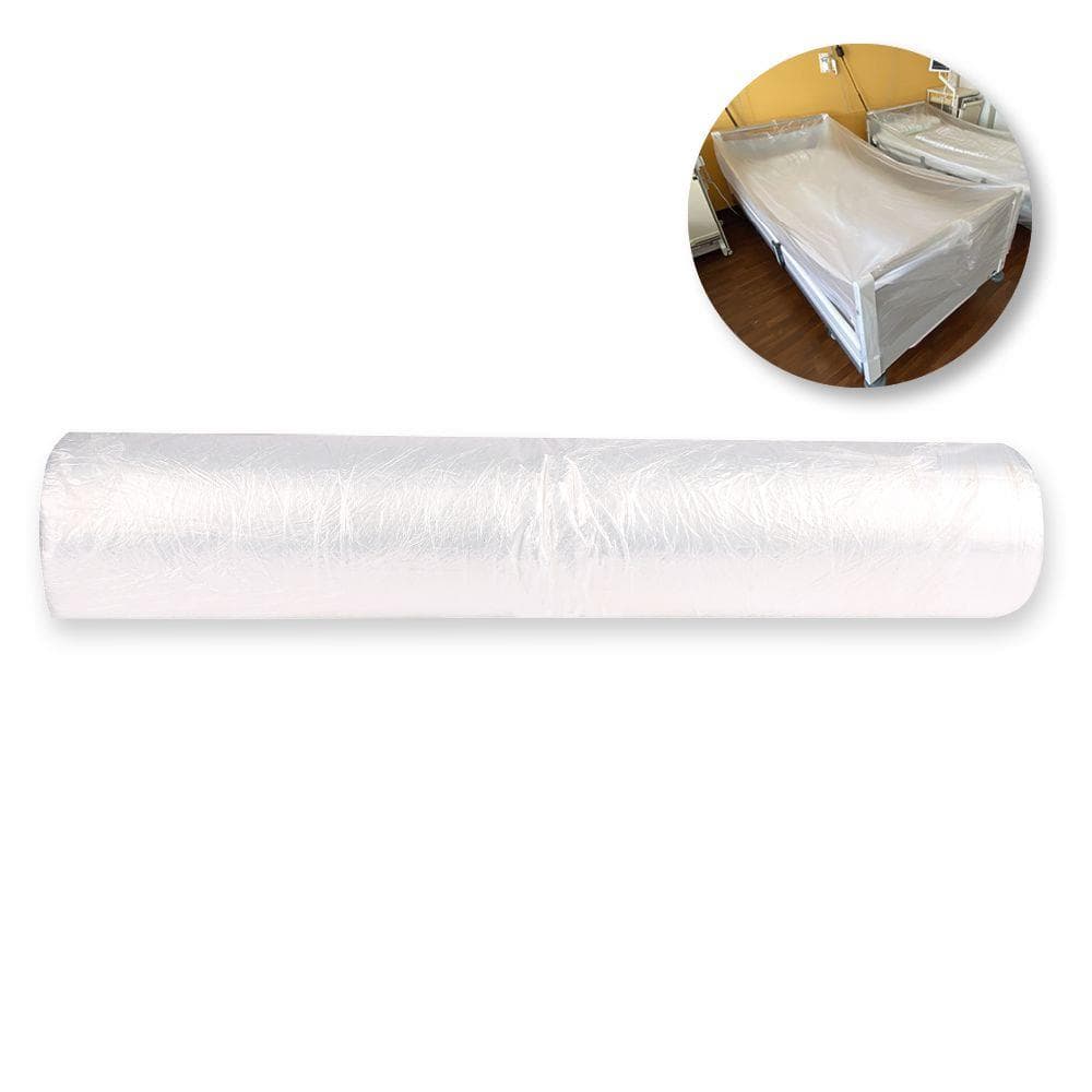 Copriletto HDPE in rotoli trasparente, perforato 320 cm