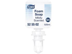 Savon mousse Tork Premium, doux (S5) flacon de 525 ml, transparent, agréable,