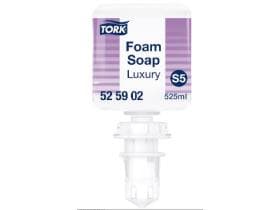 Savon mousse Tork Premium, luxueux (S5), flacon de 525 ml, transparent, avec magnolia