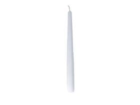 Candele affusolate bianche 22 x 245 mm, durata della combustione 7,5 ore