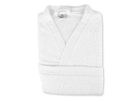 Bademäntel Kimono Premium, 100% Baumwolle, Grösse S, weiss