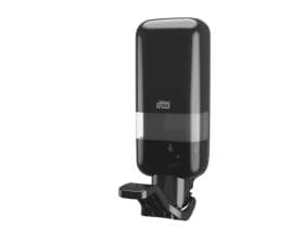 Distributeur de savon Tork Elevation, 1 litre, plastique noir, H314 x L106 x P122mm