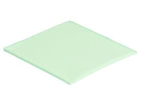 Panno in microfibra velluto di seta verde circa 200 g/m2, 40 x 40 cm, tessuto.