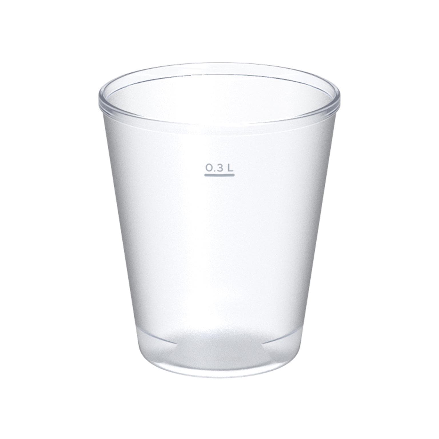Tazza con coperchio, 3 dl, Ø 90 mm, altezza 103 mm, in plastica, satinata