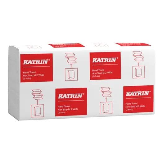 Asciugamani piegati Katrin Classic, bianco 2 veli, 24 x 24 cm, Non Stop M2,