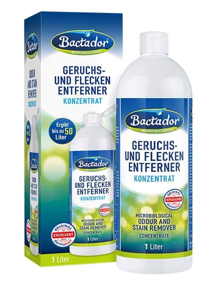Produit de nettoyage BACTADOR, 1 litre concentré, microbiologique