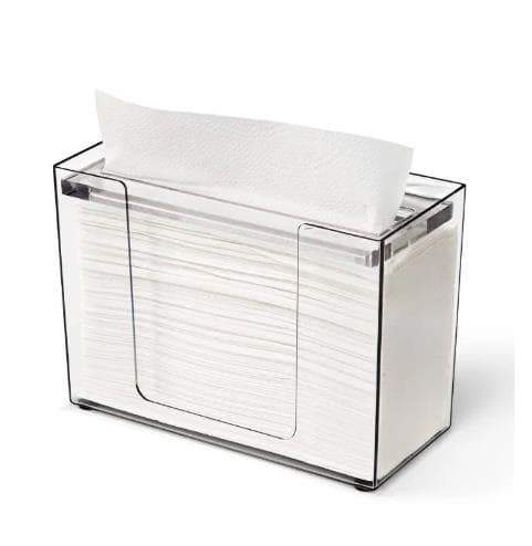 Distributore da tavolo Katrin trasparente, in plastica, 225 x 105 x 165 mm