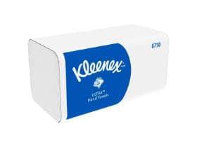 Asciugamani piegati Kleenex Ultra, 21,5 x 31,5 cm, 3 veli, Airflex bianco