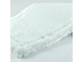 Mocio in microfibra Premium, bianco, poliestere, 40 cm, per sacco e patta
