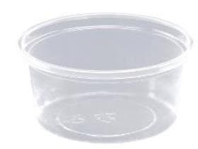 Tasse à sauce 80 ml PS transparente, ø 70,3 mm, hauteur 40 mm