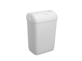 Cestino per rifiuti Aquarius, bianco, L 429 x P 284 x A 606 mm, realizzato in