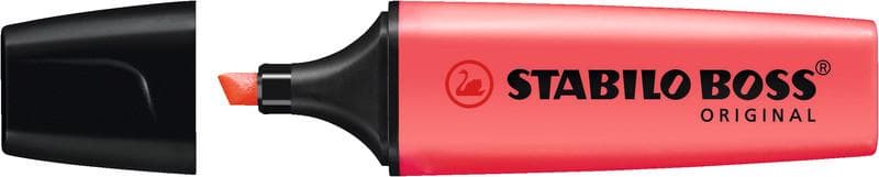STABILO BOSS Textmarker Original ca. 2 - 5 mm, nachfüllbar, rot