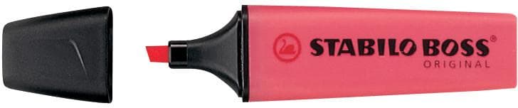 STABILO BOSS Textmarker Original ca. 2 - 5 mm, nachfüllbar, rosa