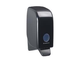 Distributeur de savon Aquarius, noir H 23,5 x L 11,6 x P 11,4 cm