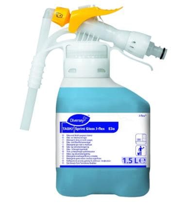 Taski Sprint Glass J-Flex, detergente per vetri e superfici, 1,5 L, J-Flex, E3a.