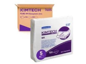 Kimtech Pure blanc W4, 30,4 x 30,4 cm blanc, paquet de 100 lingettes