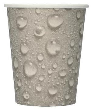 Gobelet à brosse à dents en carton, 200 ml, avec impression neutre, emballé individuellement