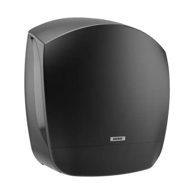 WC-Papier Spender Katrin Jumbo Gigant L, schwarz, Kunststoff