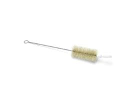 Flaschenbürsten kunststoffummantelter Draht PP weiss, mit Putzer, für 0.75 Lt