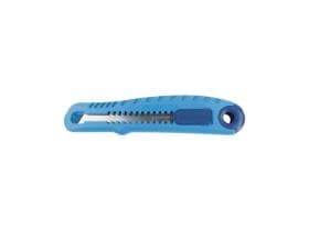 Taglierino "Cutter Detect", blu, rilevabile, con cursore di sicurezza,