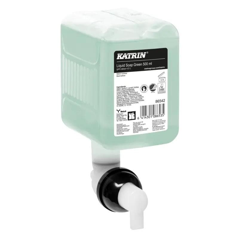 Savon liquide Katrin Green 500 ml avec un doux parfum de bois de bouleau, doux