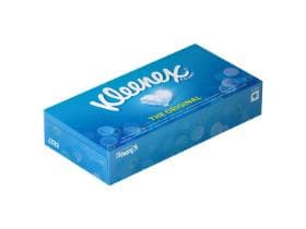 Mouchoirs en papier Kleenex blancs, 2 plis, 100 % pâte de cellulose, 20,6 x 20 cm