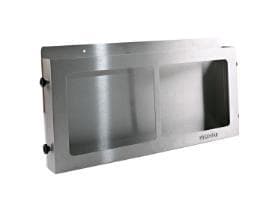 Support distributeur, 4 distributeurs, acier inoxydable, profondeur réglable 5-7,2 cm, 50 x 25,5 cm
