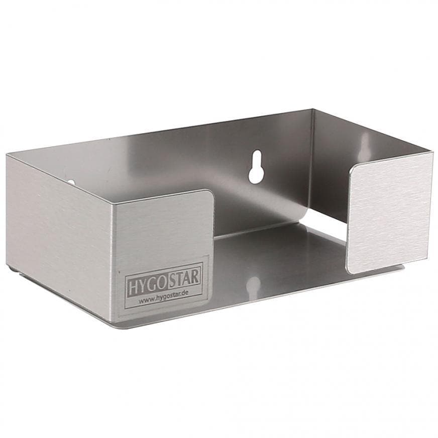 Distributeur de masques en acier inoxydable, dimensions 19,5 x 10,3 x 6,5 cm