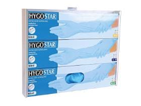 Distributeur de gants Extra Safe Superlong, en acier inoxydable, pour trois distributeurs,
