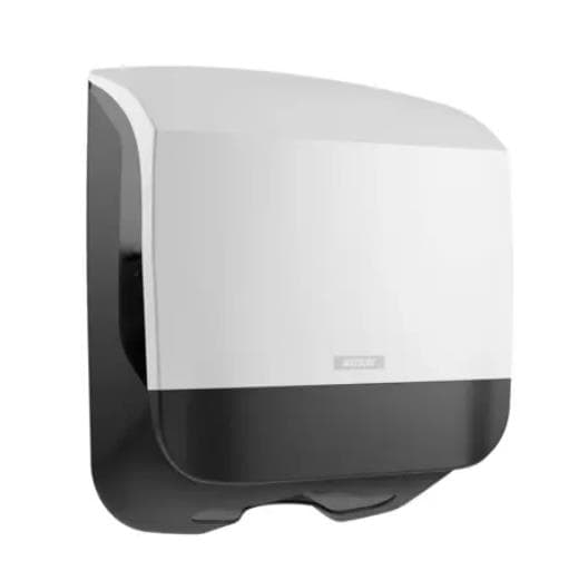 Distributeur de serviettes pliées Katrin mini 350 x 248 x 114 mm, blanc