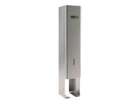 Distributore di carta igienica Hygoclean, in acciaio inossidabile, L105 x A550 x P115 mm,