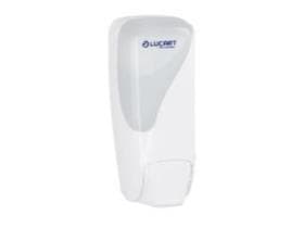 Distributeur de savon pour les mains ID Soap 1000, distributeur de sachets blancs, 1 litre, 105 x 115 x 265 mm