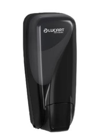 Distributeur de savon pour les mains ID Soap 1000, distributeur de sachets noir, 1 litre, 105 x 115 x 265 mm