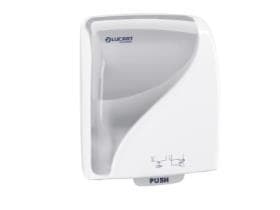 Distributeur d'essuie-mains Identity, sans contact, blanc, 381 x 290 x 223 mm